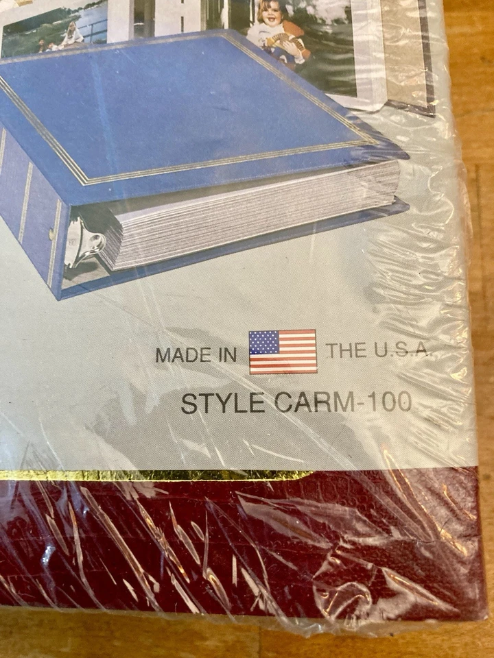 Álbum de fotos Holson cubierta de lujo CARM-100 100 páginas grandes fáciles de pegar hasta 8"X10" Foto 2 de 4