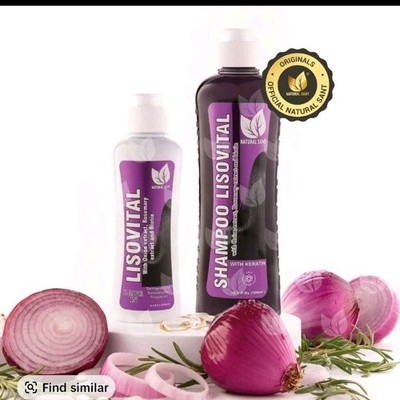 NEW Natural Sant Lisovital Duo Shampoo & Leave-In Conditioner ~ Anti Frizz, Heat