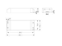 Dimmbarer Led Trafo 24V Dc 8,3A 200W Konstantspannung (FTPC200V24-D) Mm