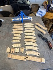 Brio Compatible Train Track & Train Including Bridge Please Read Free Post U.K.