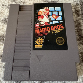 Nintendo NES Super Mario Bros. 1 & 2 Game Cartridges w/ sleeves (Untested)