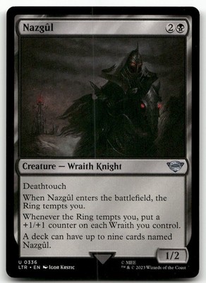 Nazgul (0336) #336 (NM) Lord of the Rings LTR Magic MTG