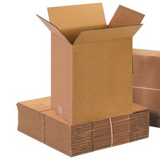 25 Pack 13X10x15 Heavy Duty Kraft Shipping Boxes For Moving Storage Packing