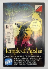 Temple of Apshai Apple II Sealed – Epyx Dunjonquest Big Box – 5.25” Disk image