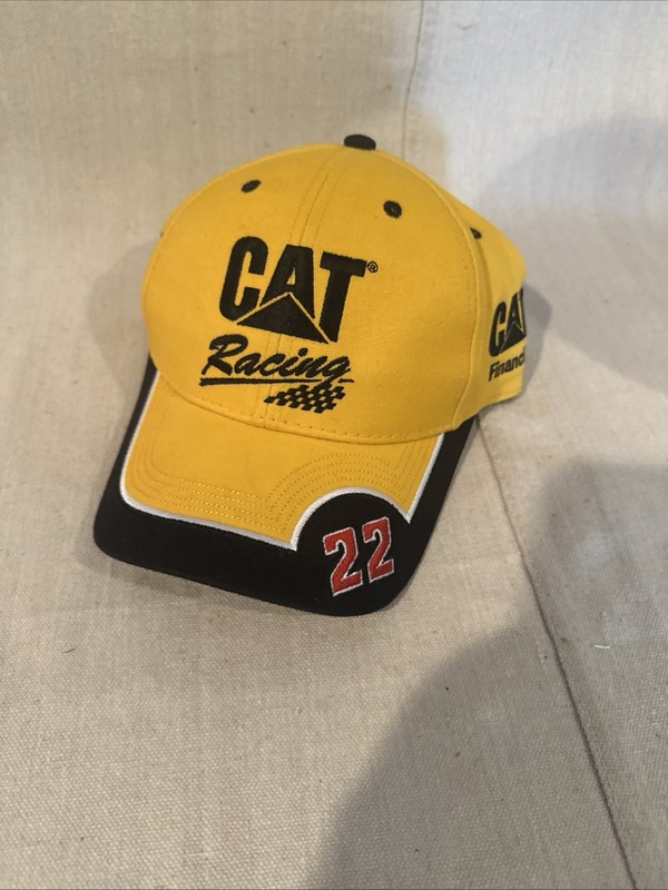 CAT Racing 22 Bill Davis NASCAR Hat Cat Accessories One Size