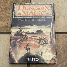 Dungeon Magic: Sword of the Elements (Nintendo Entertainment System, 1990) CIB
