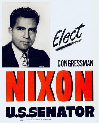 RICHARD M NIXON FOR PRESIDENT 8x10 PHOTO #2 WM