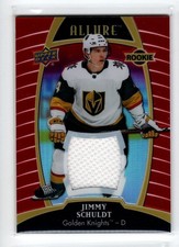 2019-20 Upper Deck Allure Jerseys Red Rainbow #61 Jimmy Schuldt D