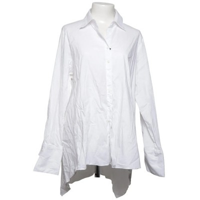 Neiman Marcus, Hemd, Größe: XL, Weiß, Baumwolle/Elasthan, Einfarbig, Damen #fhR