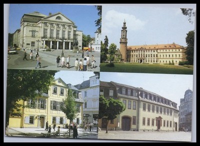 Ansichtskarte Weimar / Theater / Stadtschloss +++