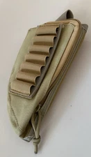 Acid Tactical Shotgun Buttstock Rifle Shell Holder & Cheek Rest Pouch PreOwned