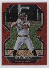 2022 Panini Prizm Draft Picks Red Mojo Prizm Sean McLain #PDP165 0u66