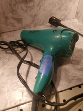 Revlon Volume Booster Hair Blow Dryer 1875 watts Teal color Tested Working