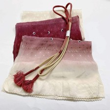7385 Japanese Kimono Accessory Obiage and Obijime 2-piece Set Silk Shibori