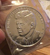 John F Kennedy 1983 20th Anniversary Commemorative Coins - Two Coins