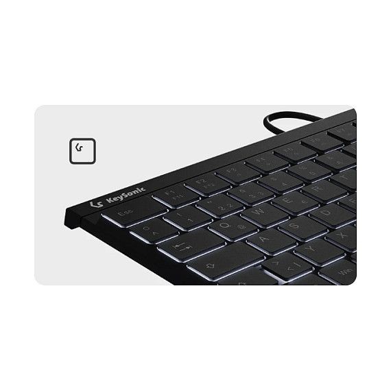 Keysonic KSK-5011ELC, Schwarz, Usb, DE-image