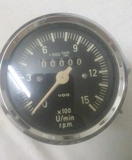 Vdo Tachometer 15000rpm Nos Genuine Vdo Tachometer 15000rpm Nos Genuine
