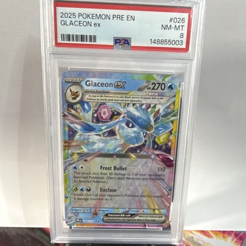 Glaceon ex graded PSA 8 for sale on eBay