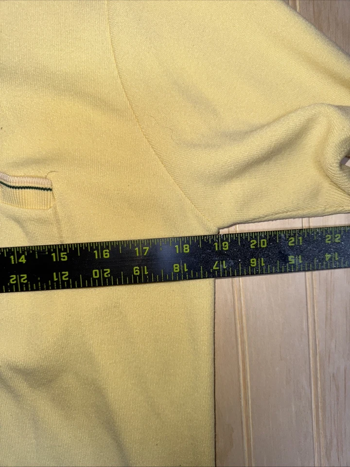 Vintage Ban Lon Mohawk Shirt Mens L Polo Rockabilly Yellow Spearpoints 1960-70’ - Image 4 of 4