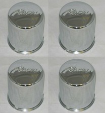 4 Cap Deal Pacer Fits 3.18 Dia Bore Chrome Wheel Rim Center Cap Push Thru 100hm