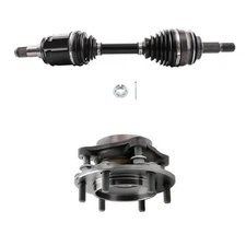 Front CV Axle Shaft+Wheel Hub Bearing For Toyota 4Runner Tacoma FJ Cruiser Lexus