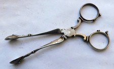 MO RESERVE HM 1814 Georgian 28g Sterling Silver Sugar Nips Tongs Vintage Antique