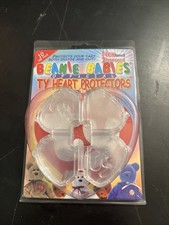 Ty Beanie Babies Official Heart Hang Tag Protectors New 10 Pack Authentic