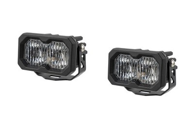 Diode Dynamics C2 2.0 Max White SAE Fog/Wide Standard ABL (Pair)