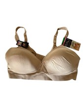 Bali NWT Smooth Comfort Band Wirefree Bra, nude, size L