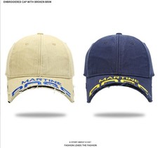 Martine Rose 25SS Hot Unisex Adjustable Embroidered Duck Tongue Baseball Cap Hat