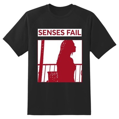 Vtg Senses Fail Band Tour Concert Cotton Black Full Size For Men Shirt MC782