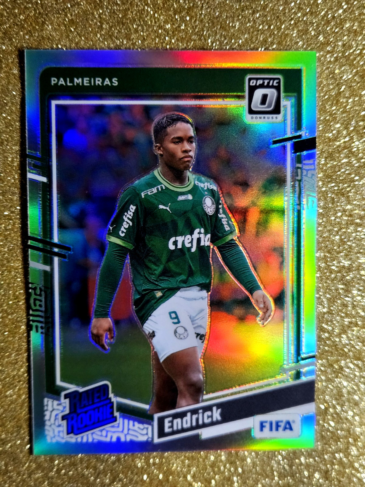 Endrick 2023-24 Panini Donruss Rated Rookie Holo Silver #176 Centered Clean MINT