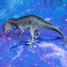 2001 Safari LTD Acrocanthosaurus 8" Carnegie Collection Dinosaur Figure EUC