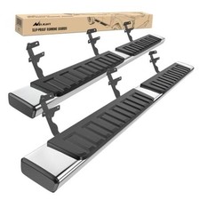 Running Boards for Ford Cab F-150 2015-2026 SuperCrew Silver