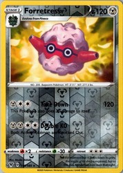Forretress 114/185 Vivid Voltage Reverse Holo Rare Pokémon TCG