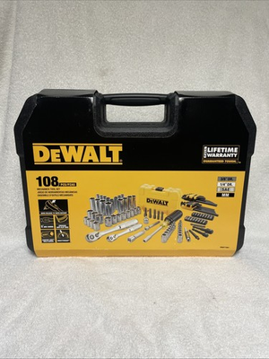 #ad DeWALT 108 pcs Mechanics Tool Set $90.00