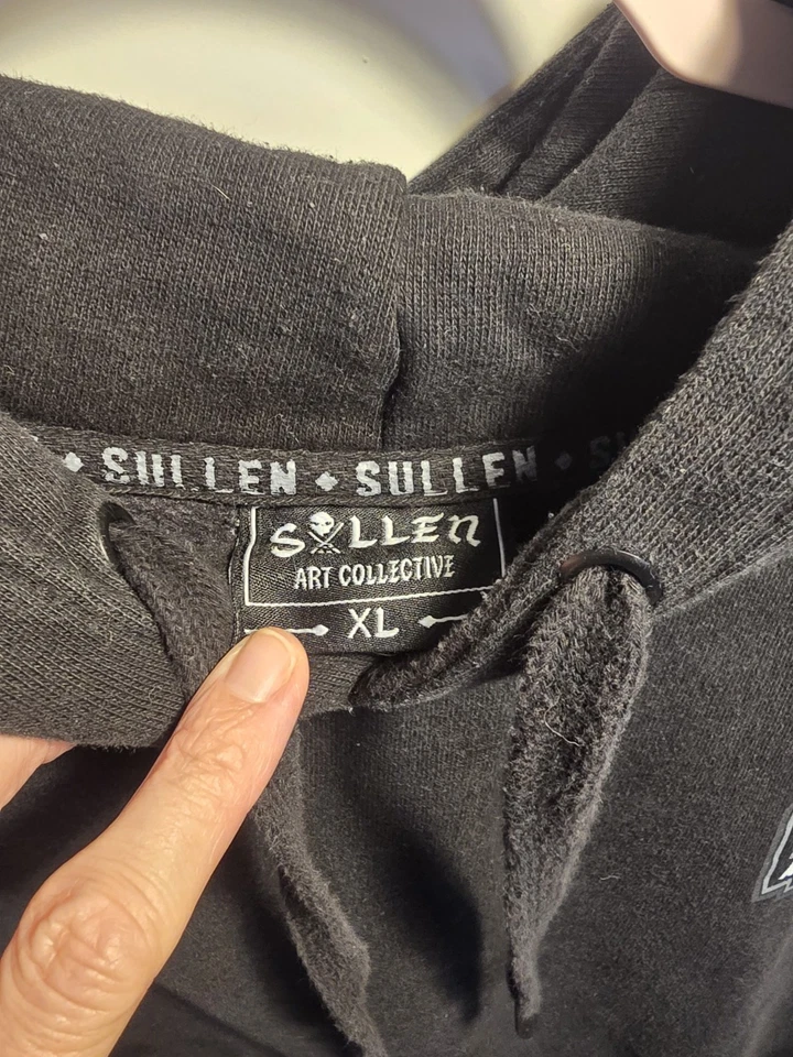 Sullen 男式艺术集体套衫连帽衫标志连帽重型 bilt2last 街头服饰 — 第 2/4 张图片
