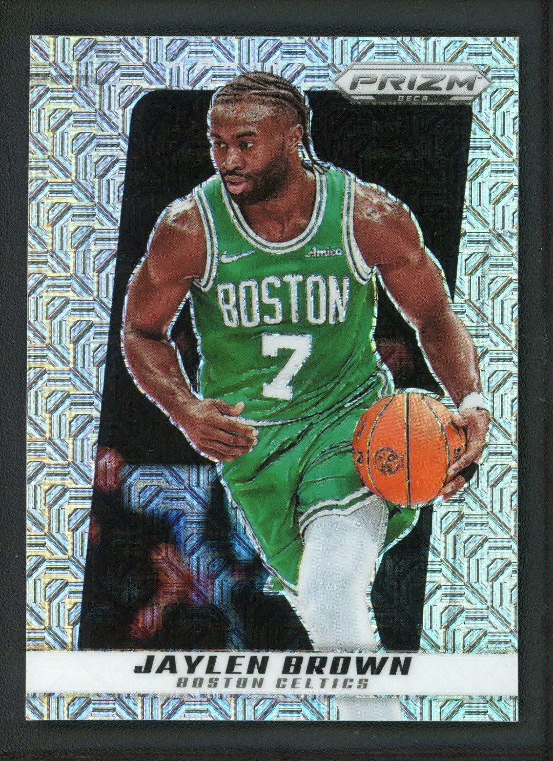 Jaylen Brown 2024 Prizm Deca #59 Gold /10 Price Guide