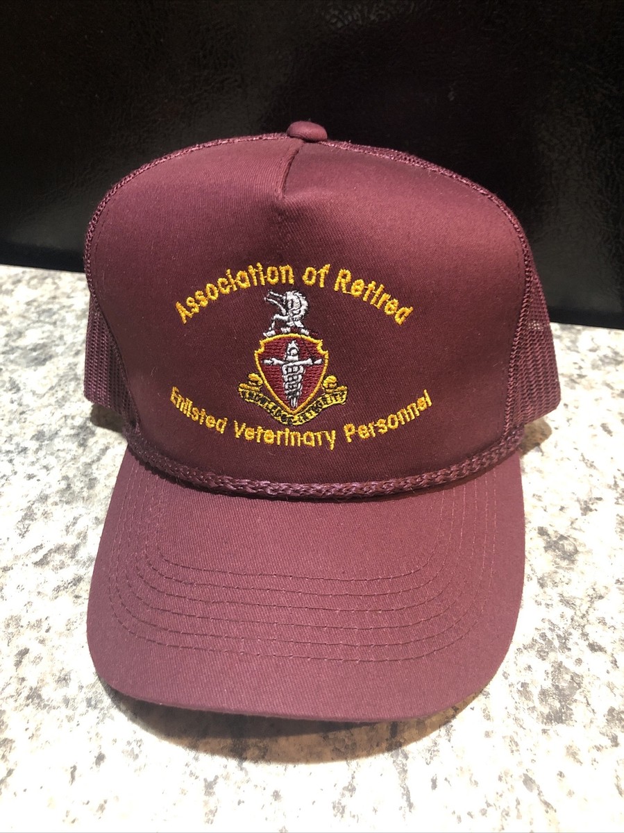 Association of Enlisted Retired Veterinary Personnel Military Hat
