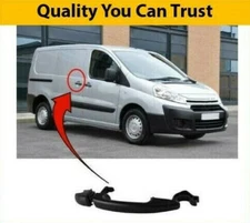 Citroen Dispatch Side Sliding Door Handle Texture Black W/O Key Hole 2007- New