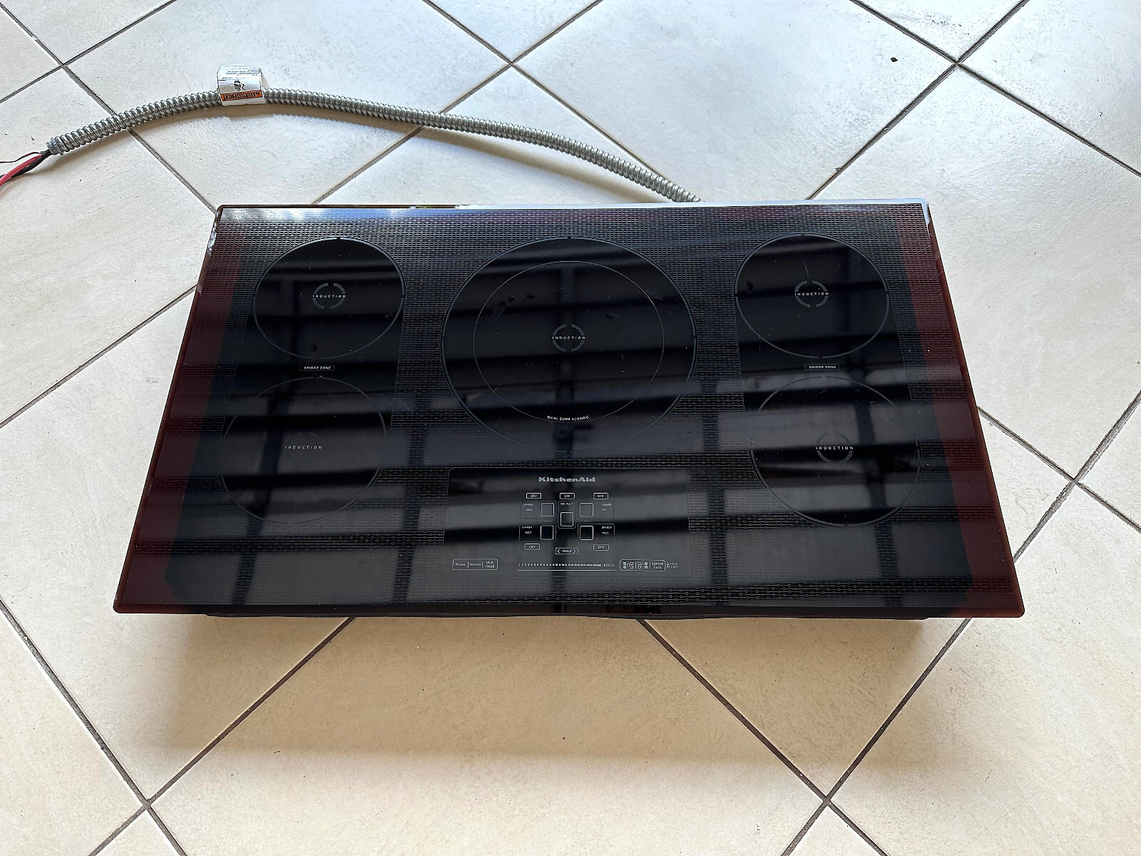 KITCHENAID ARCHITECT SERIES II KICU569XBL 36" INDUCTION COOKTOP BLACK