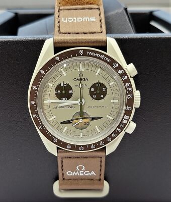 Swatch×Omega Mission to SATURN SO33T100