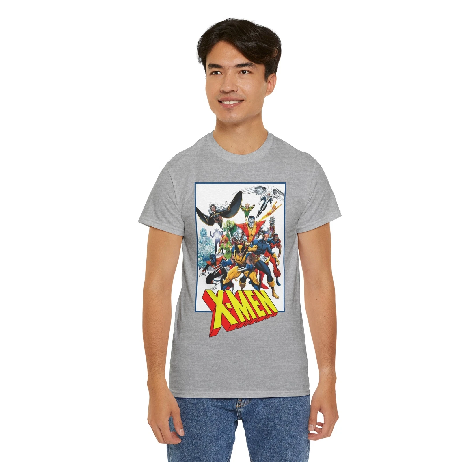 X-Men T-Shirt - Classic Arthur Adams Art - Marvel Comics - Wolverine, Colossus