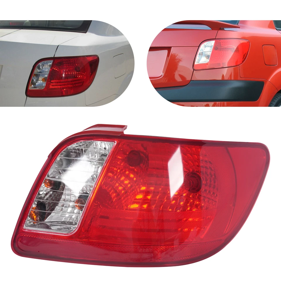 Halogen Tail Light Right Passenger Side Brake Rear Lamp For Kia Rio 2006-2011 - Image 3 of 4
