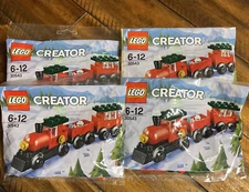 LEGO CREATOR 30543 Christmas Train (Polybag) LOT OF 4 BAGS
