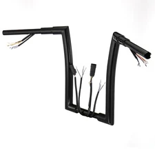 Sportster XL 14" Pre-wired Handlebar 1" Clamp Ape Hanger for Harley 2007-2013