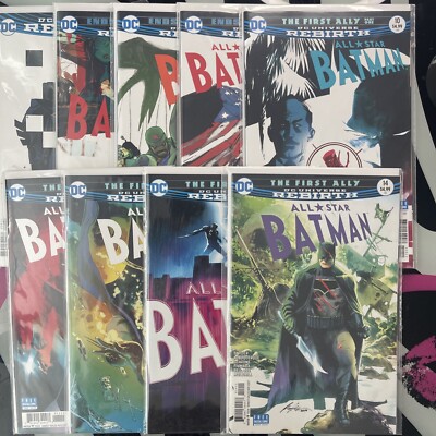 ALL STAR BATMAN #s 6 7 8 9 10 11 12 13 14 (2017 DC COMICS) 9 Book Lot