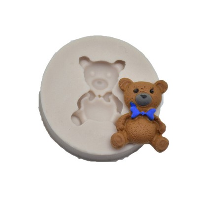 1pcs Bear Silicone Mold Mini Fondant Mold Cake Decorating Tools Chocolate Mo-YH
