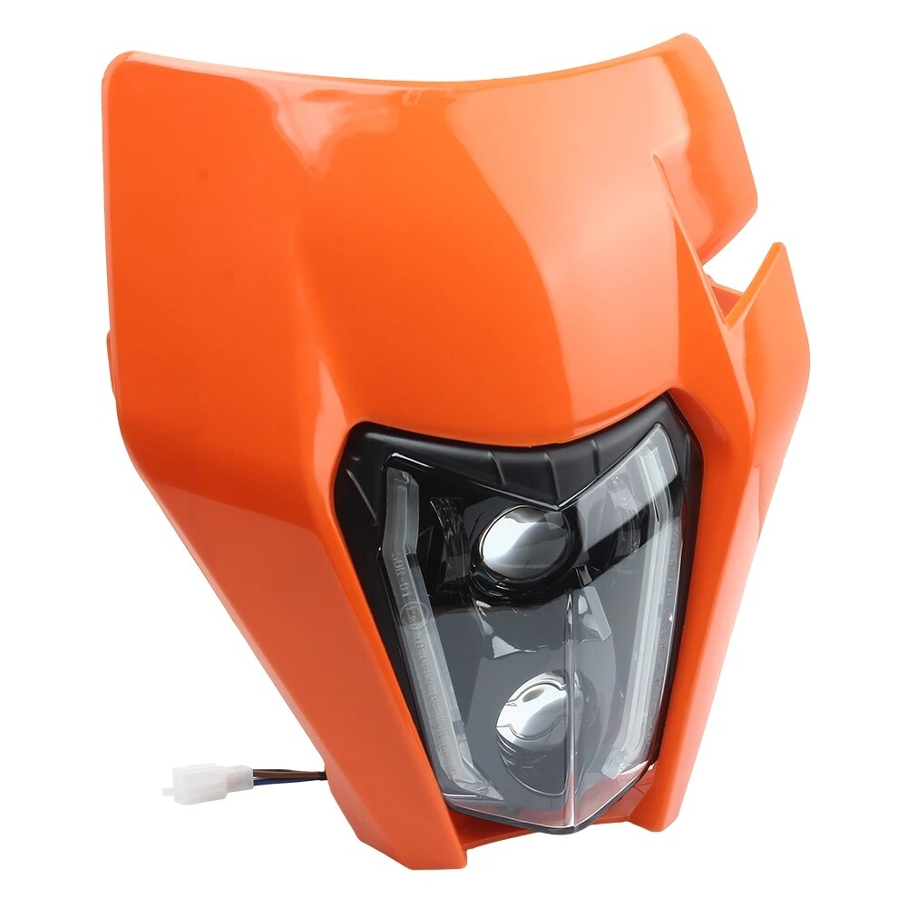 LED Headlight + Fairing Mask For KTM 250 300 350 450 500 690 IP67