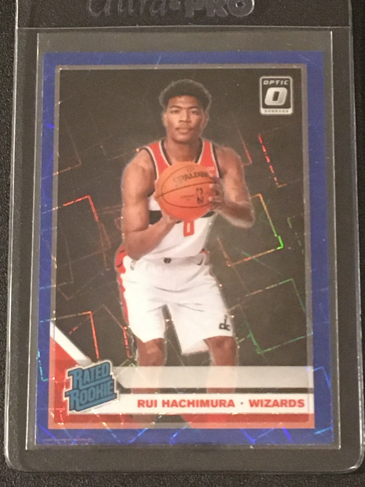 2019-20 Donruss Optic #188 Rui Hachimura BLUE VELOCITY Prizm Rated Rookie